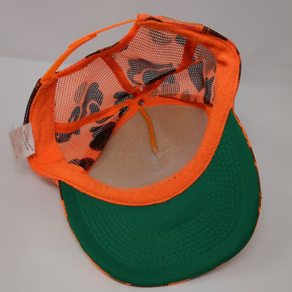 Dakota Hunting Farms Snapback Trucker Hat Camo OSFA Mesh Back Otto