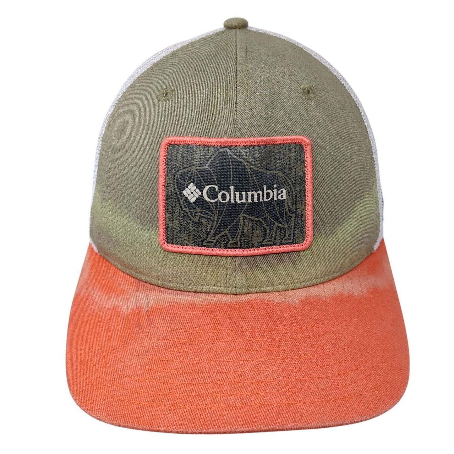 Columbia Snapback Trucker Hat Multicolor OS Adjustable Embroidered Mesh Back