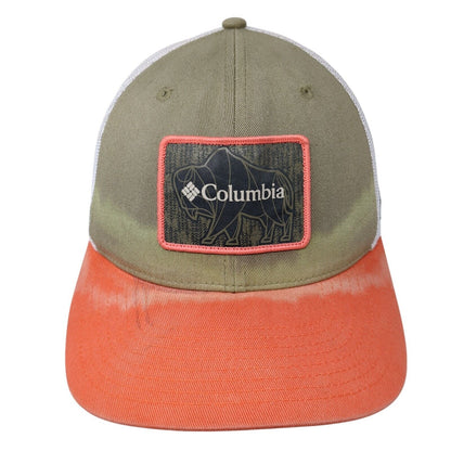 Columbia Snapback Trucker Hat Multicolor OS Adjustable Embroidered Mesh Back
