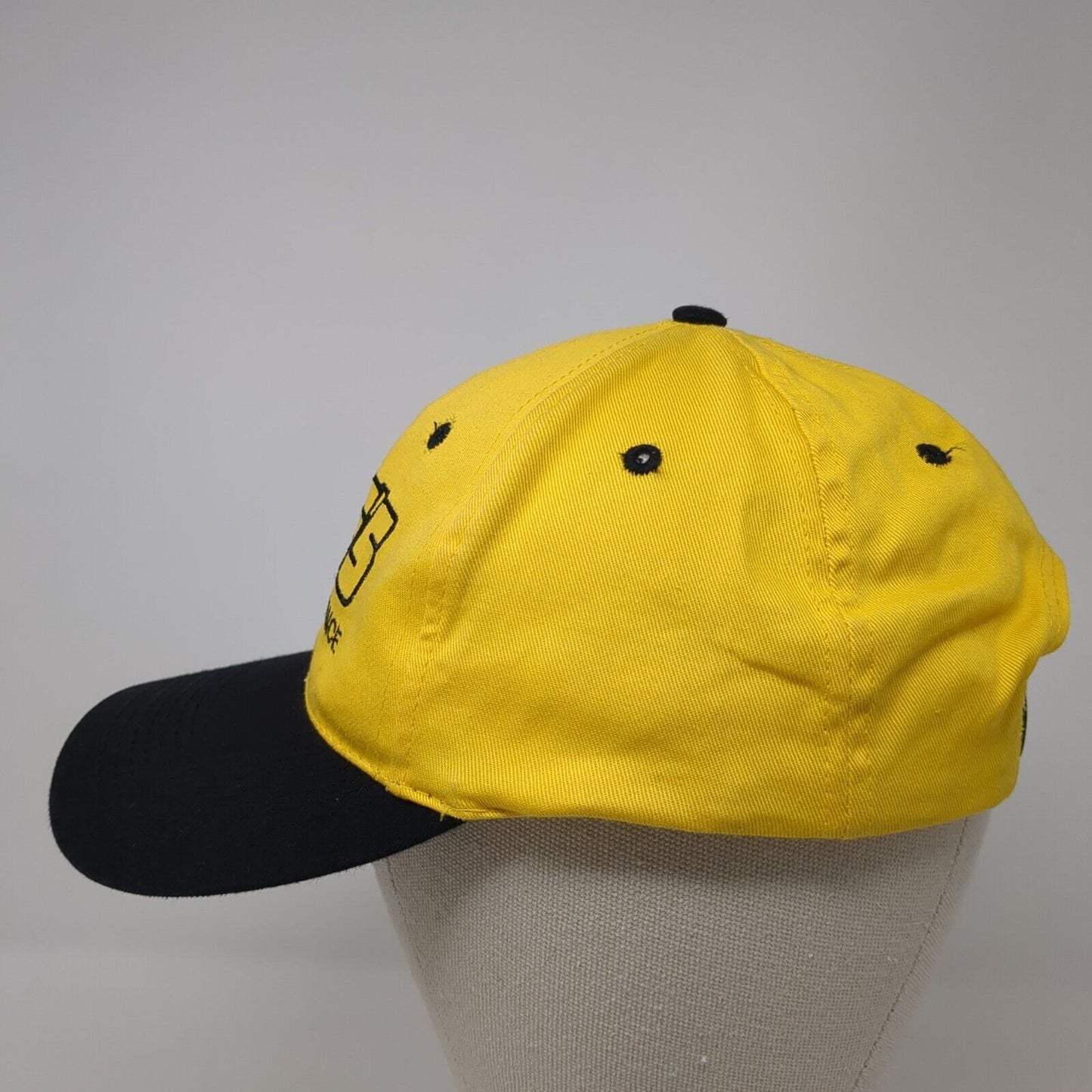Jeg's High Performance Snapback Hat Yellow OSFA Embroidered Colorblock