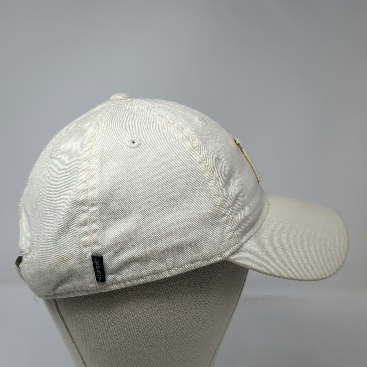 Legacy Baseball Cap White One Size Slideback Pace University P Logo Hat