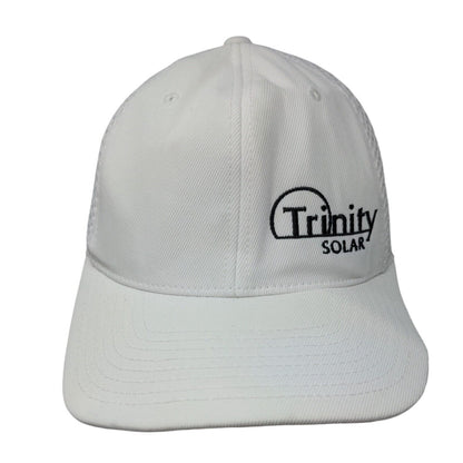 Trinity Solar Fitted Hat White L/XL Breathable Mesh Flexfit 6 Panel Yupoong