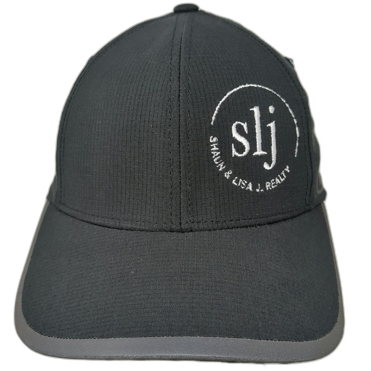 OGIO Baseball Cap Black One Size Performance Polyester Strapback Realty Logo Hat