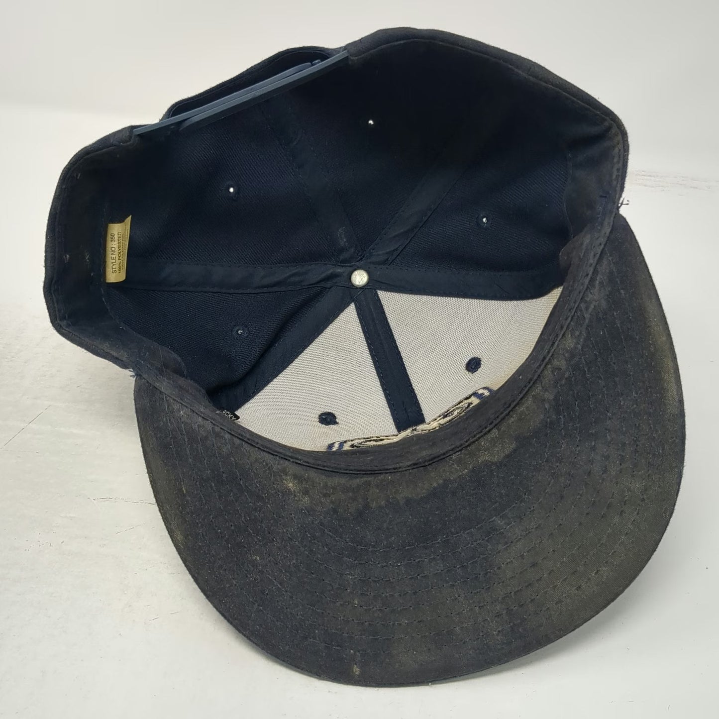 MauiBuilt Snapback Blue One Size Polyester Flat Brim Hawaii Flag Tonal Logo Hat