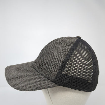 Unbranded Paper Trucker Hat Gray One Size Adjustable Mesh Back Blank