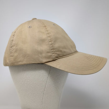 Nike Golf Baseball Cap Beige OSFM Kawneer Embroidered Slideback Strapback Hat