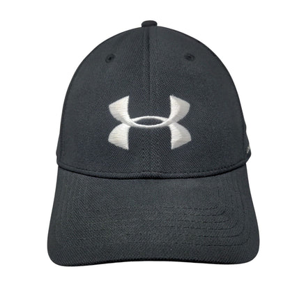 Under Armour Fitted Hat Black M/L Embroidered I Will Protect This House