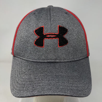 Under Armour Strapback Hat Gray OSFA Embroidered Adjustable Vent Holes