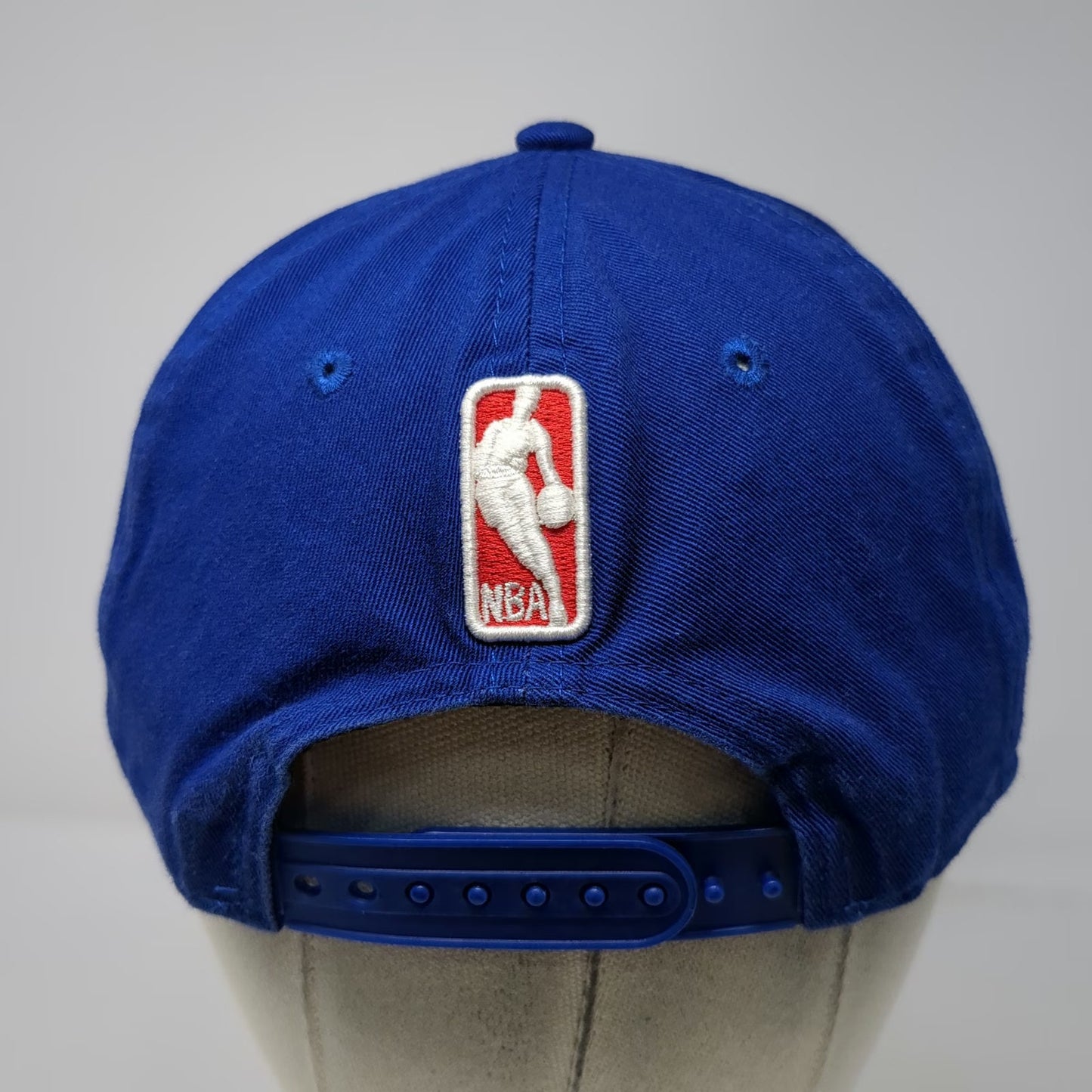 New Era Philadelphia 76ers NBA Snapback Hat Blue One Size Flat Brim 9FIFTY Gray