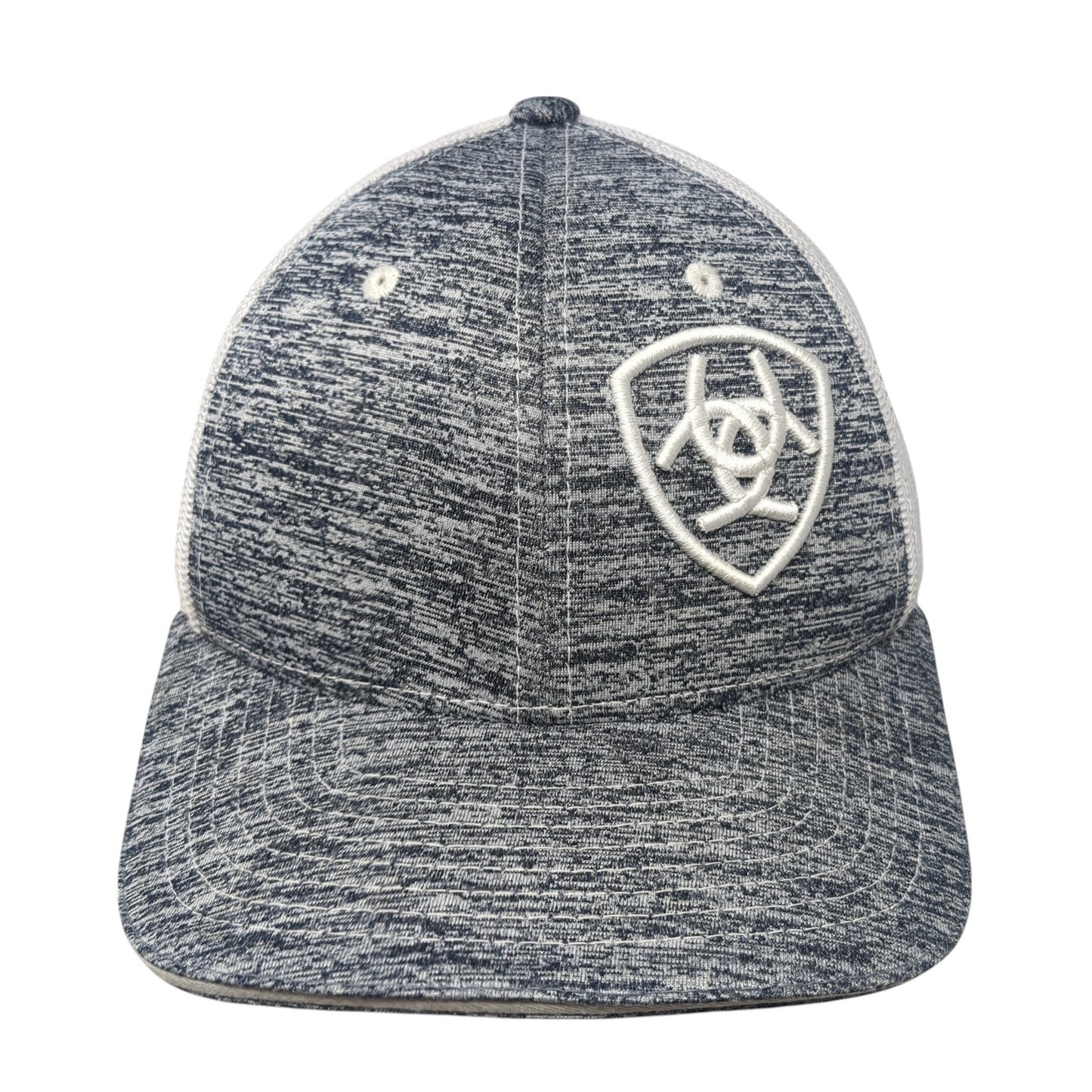 Ariat Logo Snapback Mesh Back Trucker Hat Multi One Size Embroidered