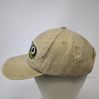 Greyfox Outdoor GFO Logo Baseball Cap Brown One Size Slideback Adjustable Hat