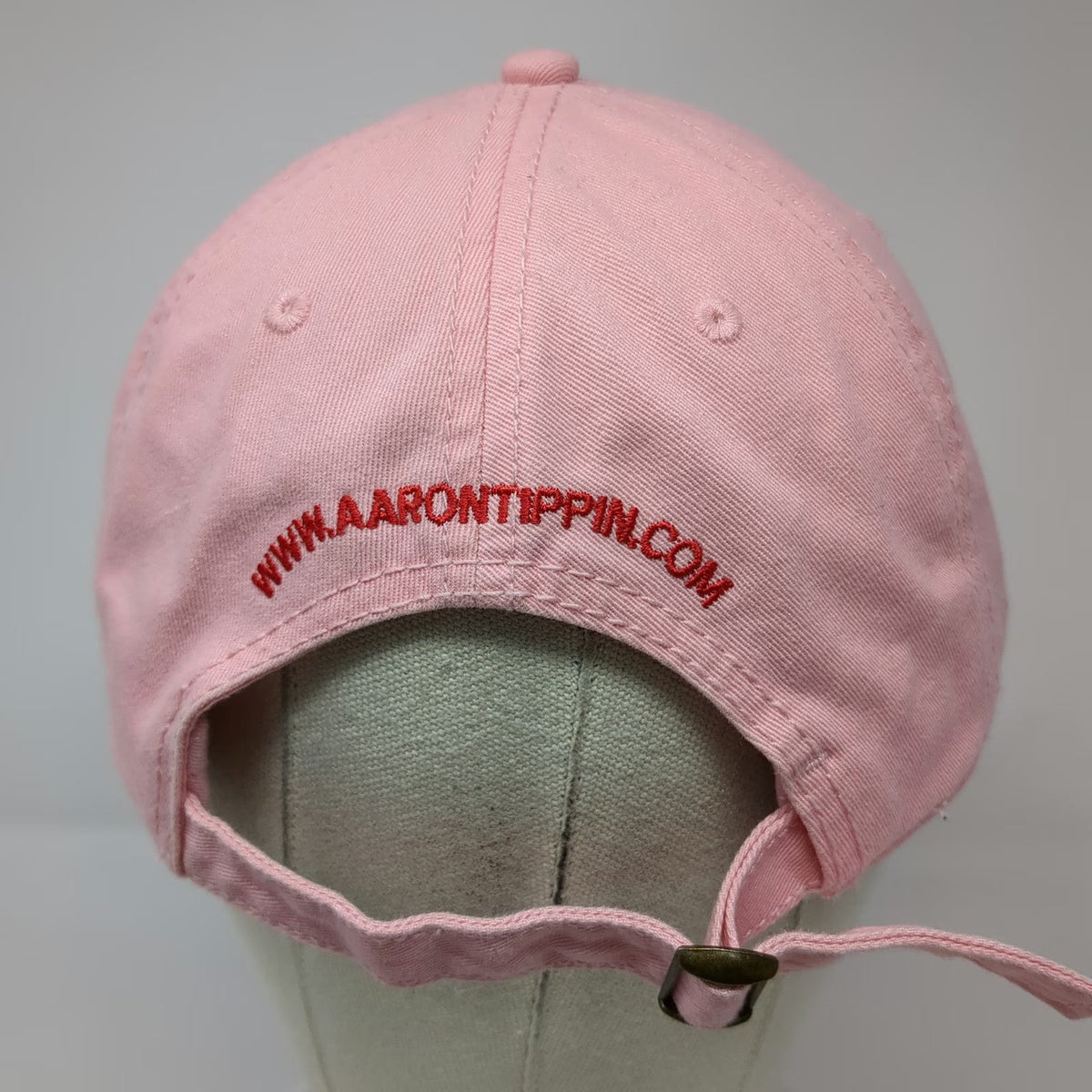 Otto Baseball Cap Pink One Size Autographed Kiss This Aaron Tippin Country Hat