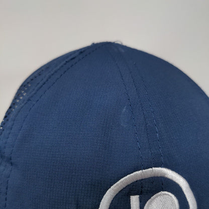 Hit Strapback Hat Blue OSFM Embroidered Logo Adjustable Breathable
