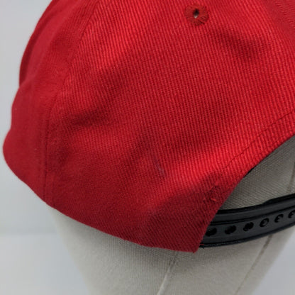 Bah Humbug Adult Snapback Hat Multicolor OSFA Adjustable Embroidered Cotton
