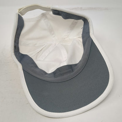 Adidas Baseball Cap White One Size Strapback Aeroready Athletic Adjustable Hat