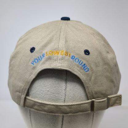 KC Caps HeadShot Baseball Cap Brown OSFM Furnace Creek Golf Course Slideback Hat