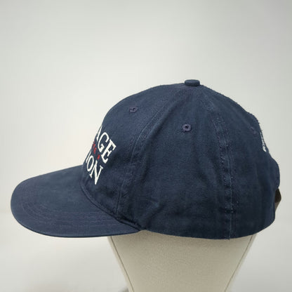 Savage Nation Member Blue Baseball Cap One Size Leather Strap Made in USA Hat