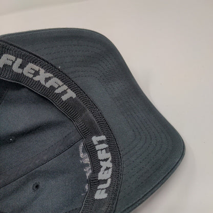 Cinder Fitted Hat Black L/XL Flex Fit Embroidered 6 Panel Port Authority
