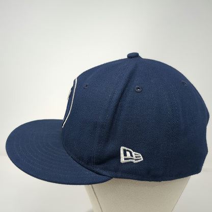 New Era Minnesota Timberwolves NBA Blue Snapback One Size Hat Flat Brim 9FIFTY