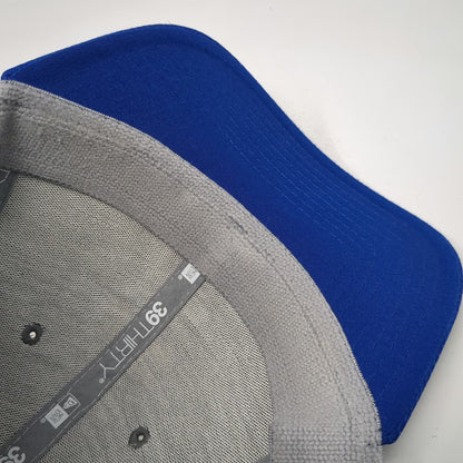 Kansas City Royals MLB New Era Baseball Cap Gray Blue L 39THIRTY Crown Logo Hat