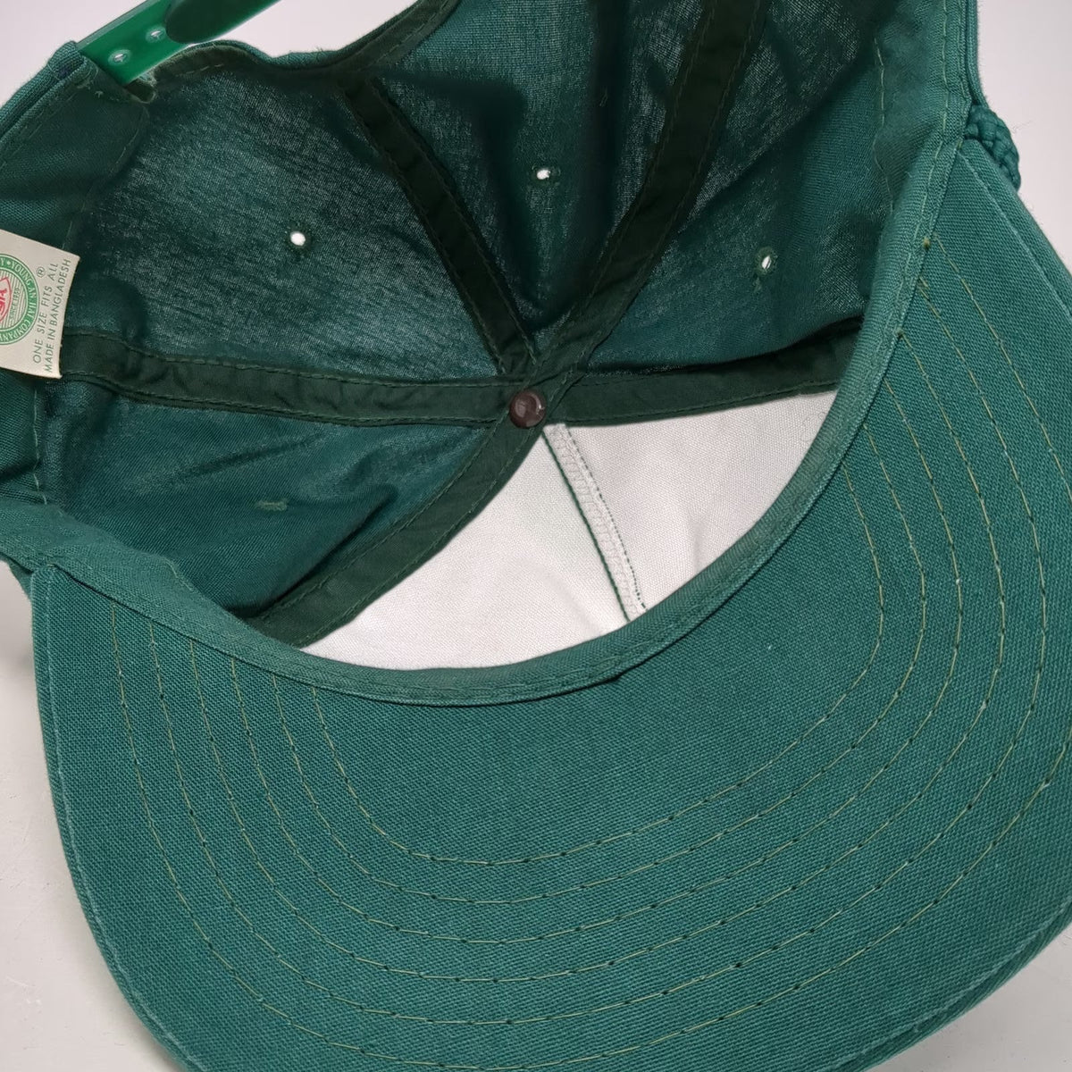 Young An 5 Panel Green One Size Adams Gaited Horses Melber Ky Rope Snapback Hat