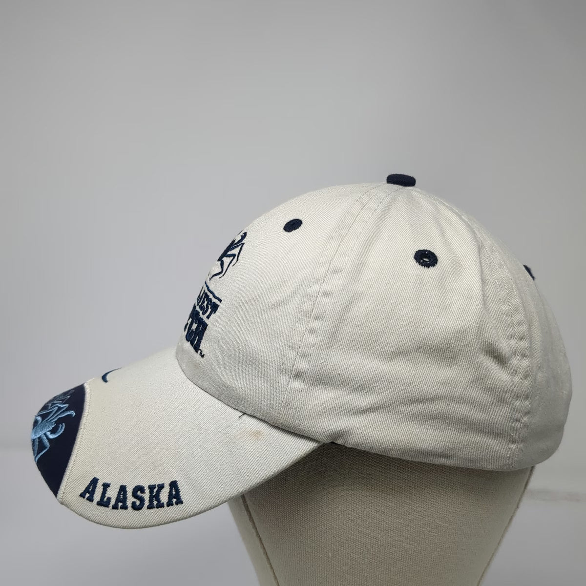 Deadliest Catch Baseball Cap Beige One Size Alaska Crab Ship Fish This Hat