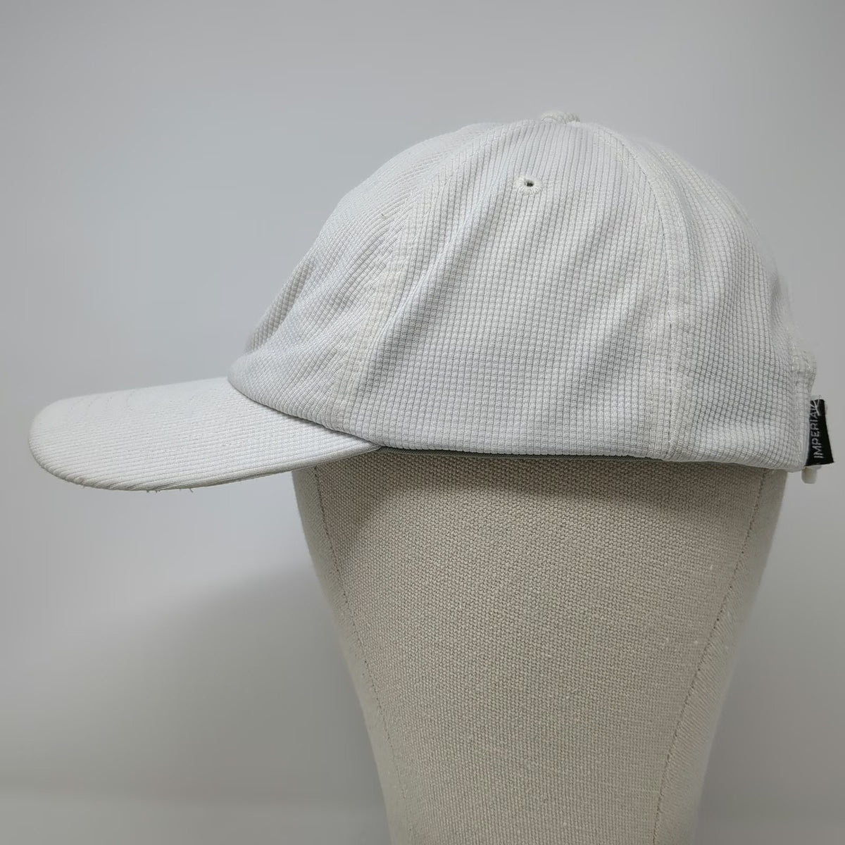 Imperial Baseball Cap White One Size Hawaii Kona C.C. Hibiscus Flower Golf Hat