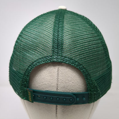 Pistil Trucker Hat One Size Green White Mesh Snapback Pine Tree Hood River Ore