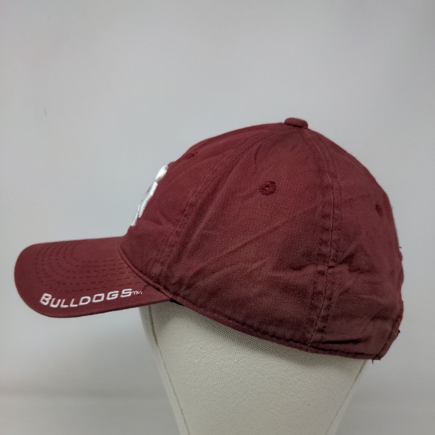 OC Sports Men's Strapback Hat Red OSFM Embroidered Mississippi State Bulldogs