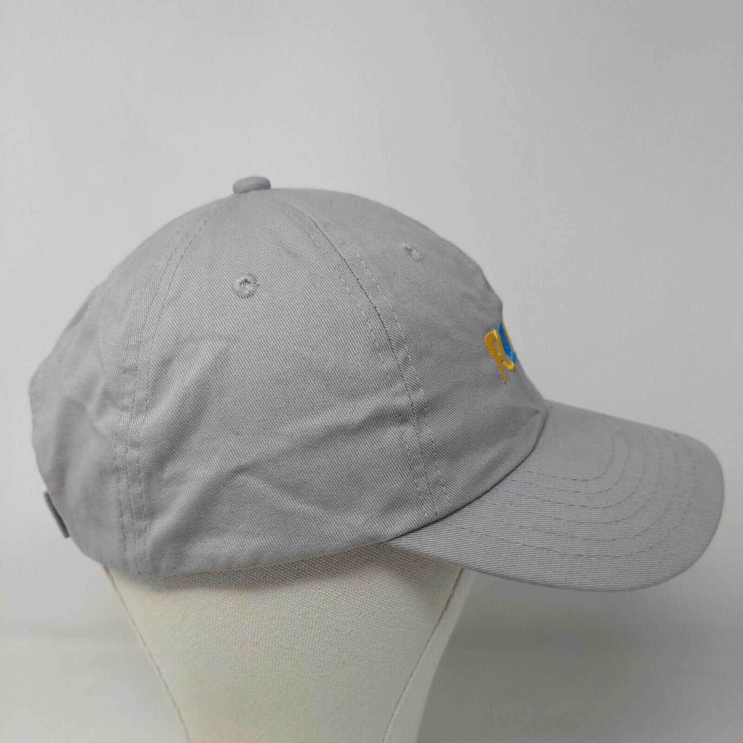 Royal Men's Strapback Hat Gray Adjustable 100% Cotton Embroidered Care Certified