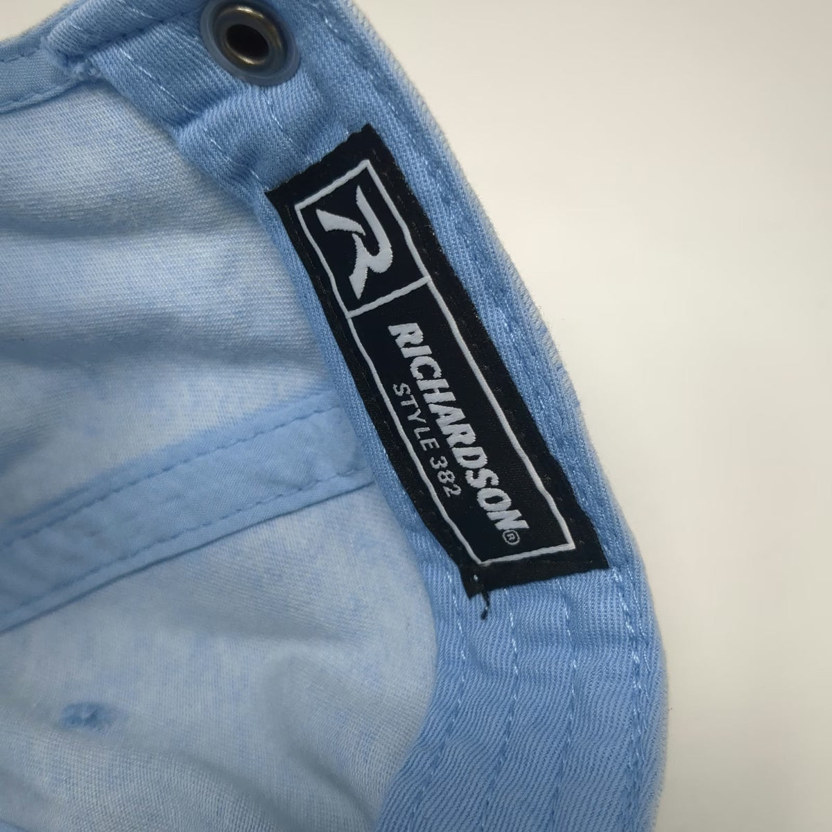 Richardson Baseball Cap Blue One Size Ginny's Cookies & Cream Embroidered Hat