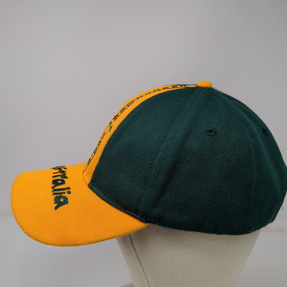 Green Yellow Australia Kangaroo G'Day Down Under Hat One Size Baseball Cap