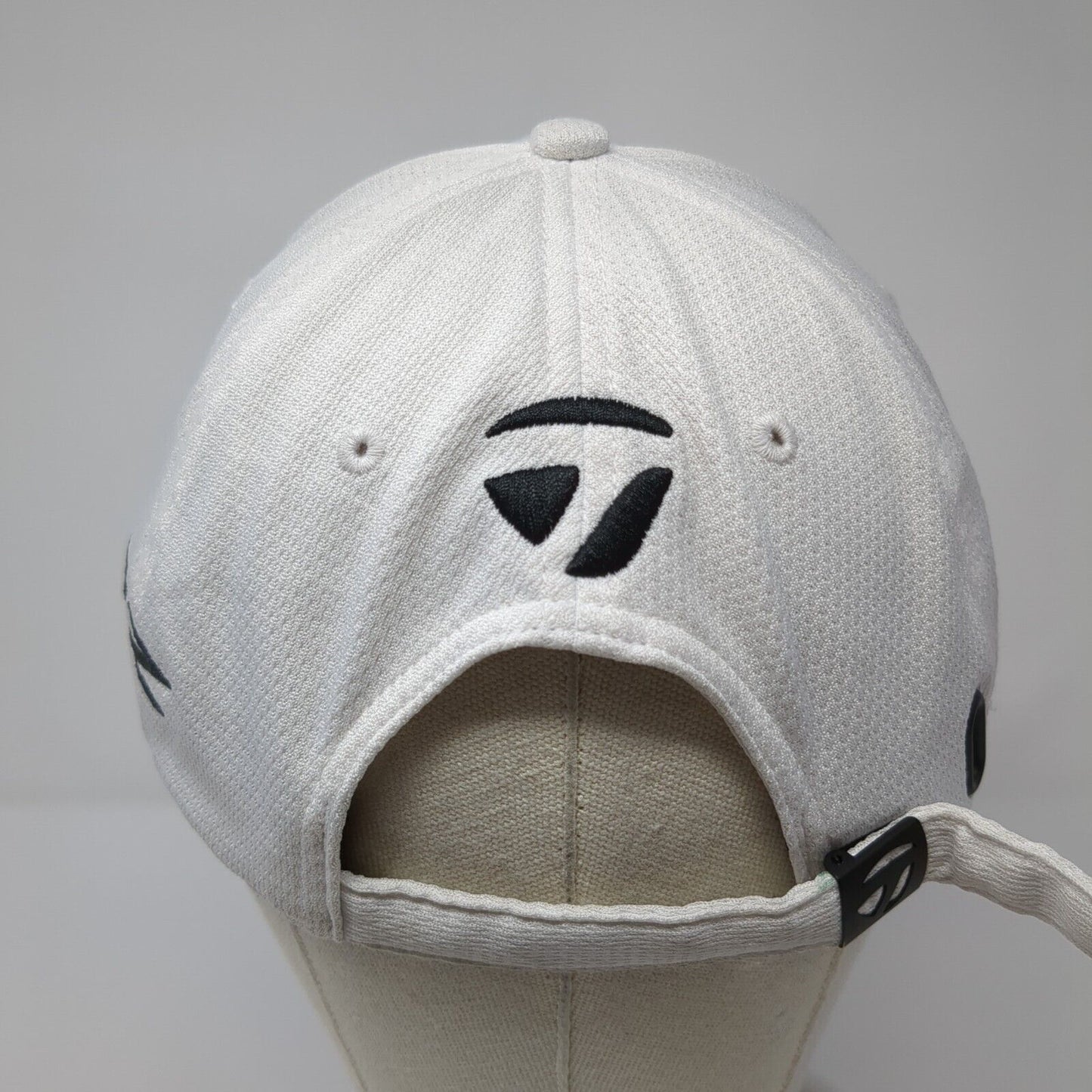 TaylorMade Lethal RBZ Slideback Golf Hat White OS Adjustable Embroidered 6 Panel