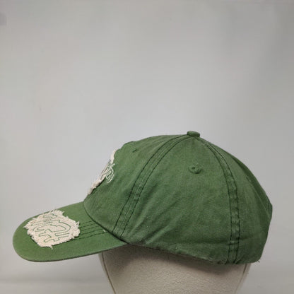 White Mountains Strapback Hat Green One Size Adjustable Embroidered Jhats