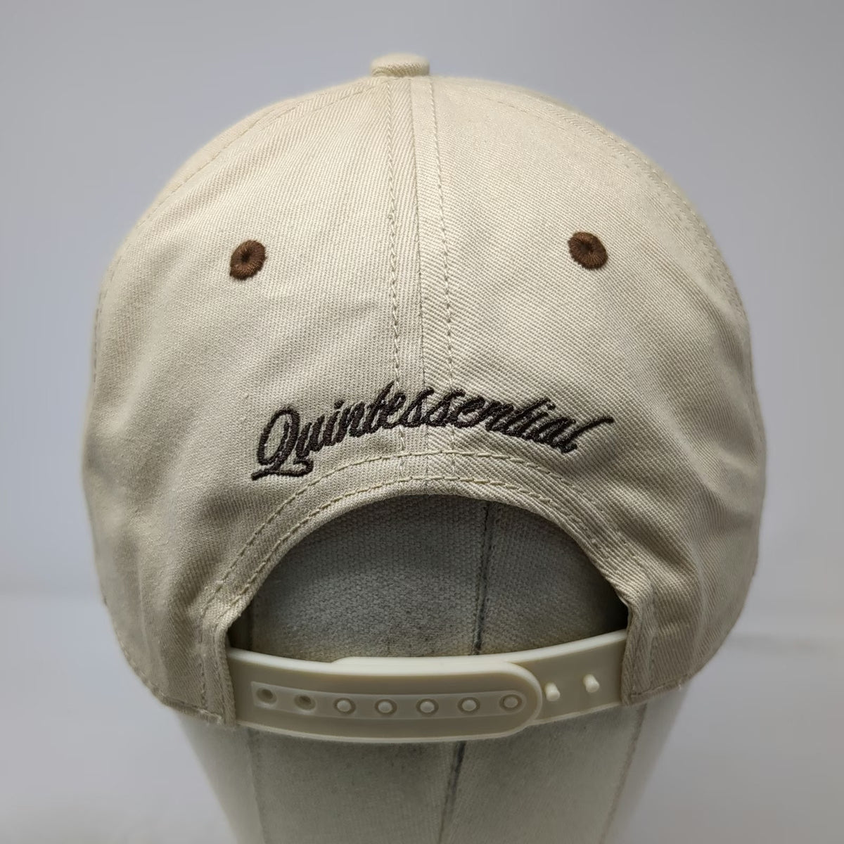 Quintessential Love Beige Hat One Size Snapback I Don't Shop I Buy Brown