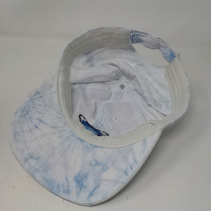 Butterfly Strapback Hat Multi One Size Embroidered Adjustable Tie Dye