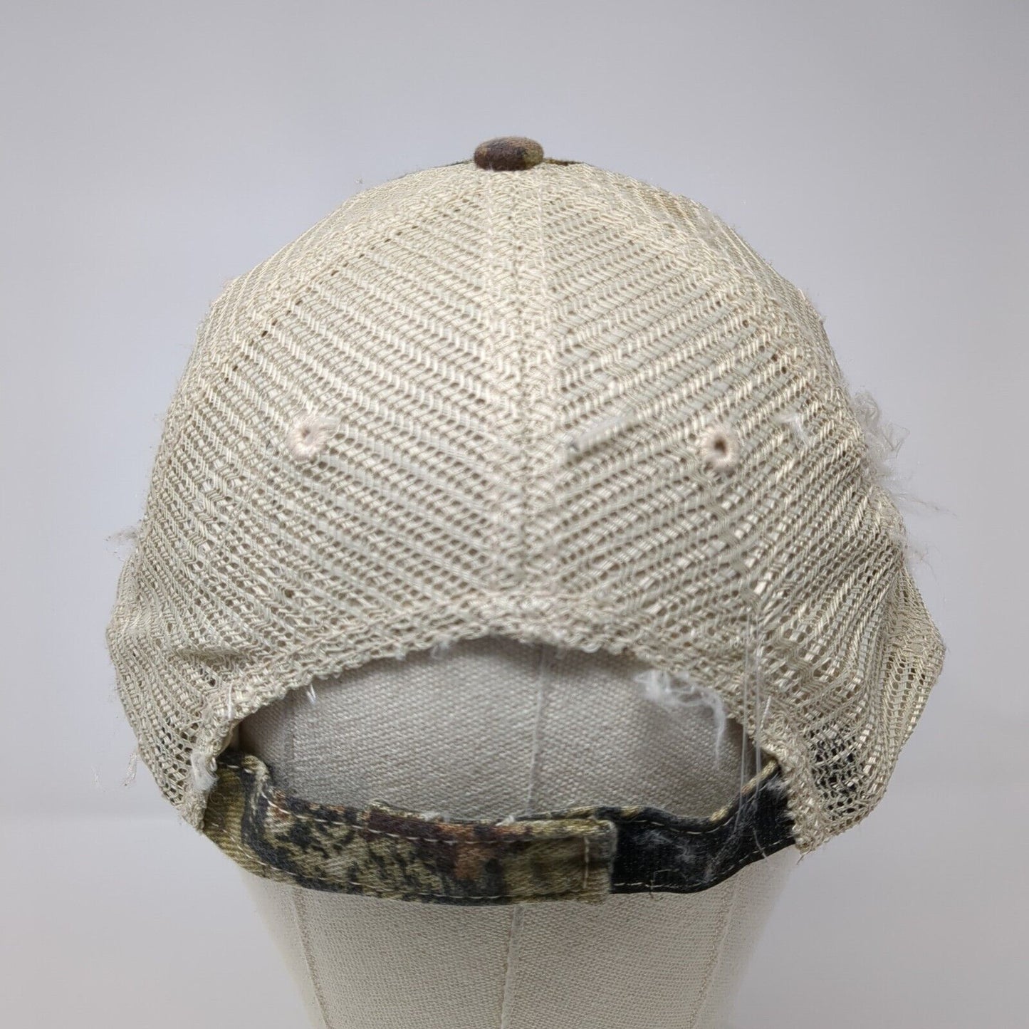 Mossy Oak Breakup Infinity Strapback Trucker Hat Camo OSFA Mesh Back