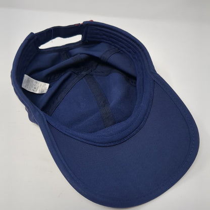 Mission Strapback Hat Blue One Size Adjustable Endura Cool 6 Panel