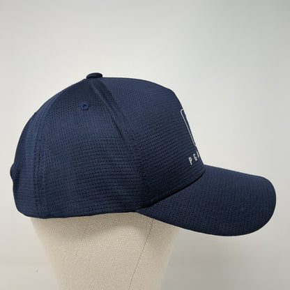 PGA Tour Airflux Strapback Hat Blue One Size Adjustable Embroidered