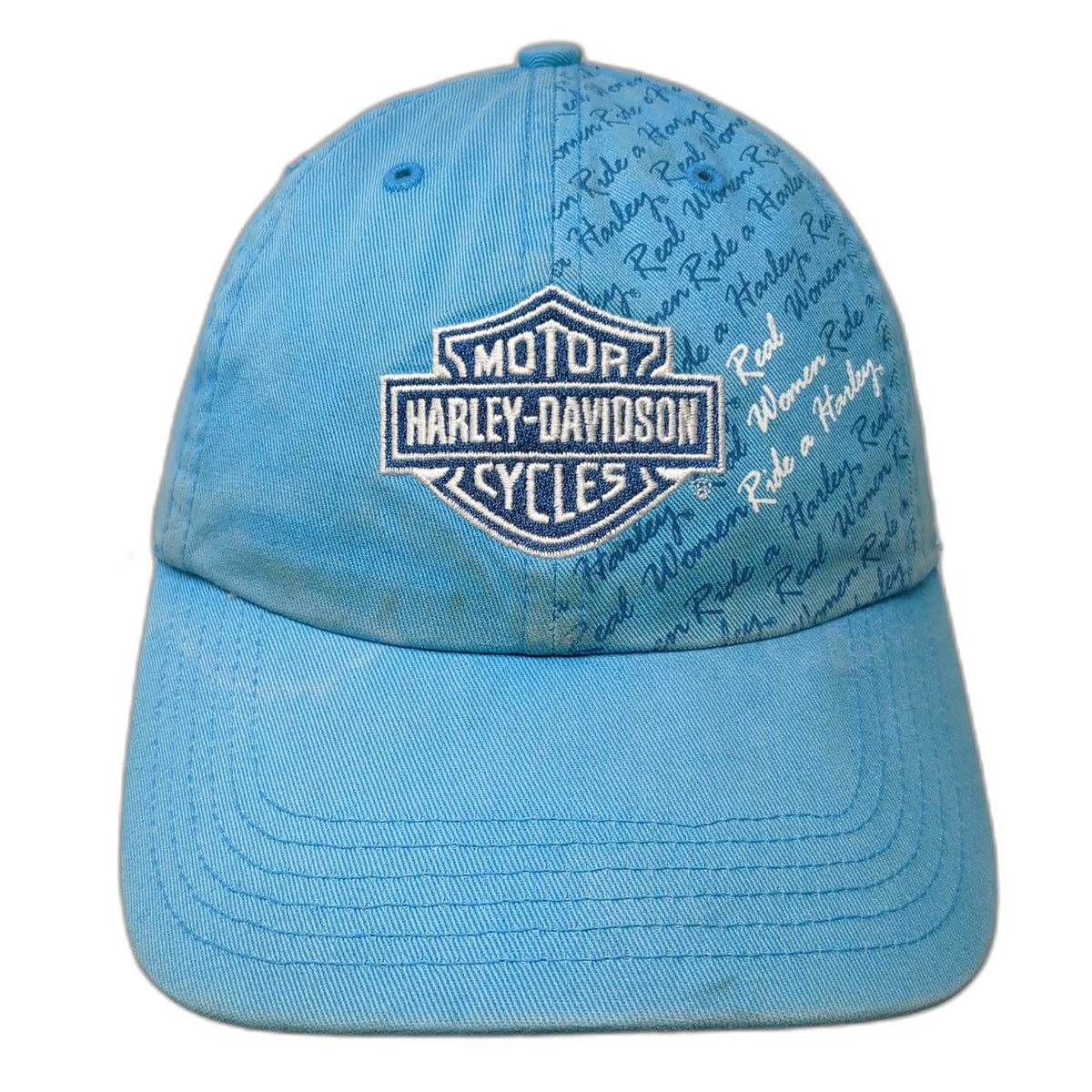 Harley-Davidson Baseball Cap Blue One Size Snake Twin Falls ID Script Hat