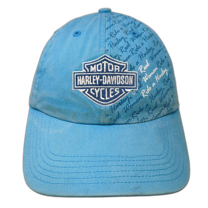 Harley-Davidson Baseball Cap Blue One Size Snake Twin Falls ID Script Hat