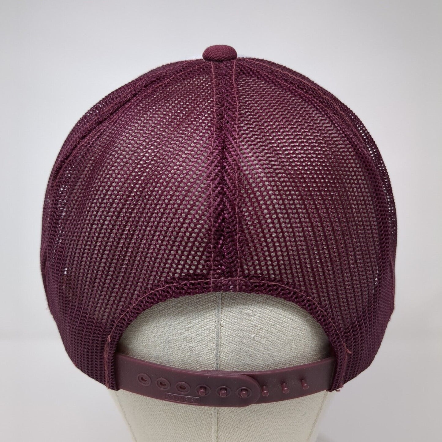 Hike Odessa Ontario Canada Snapback Trucker Hat Red OS Adjustable Mesh Back YR