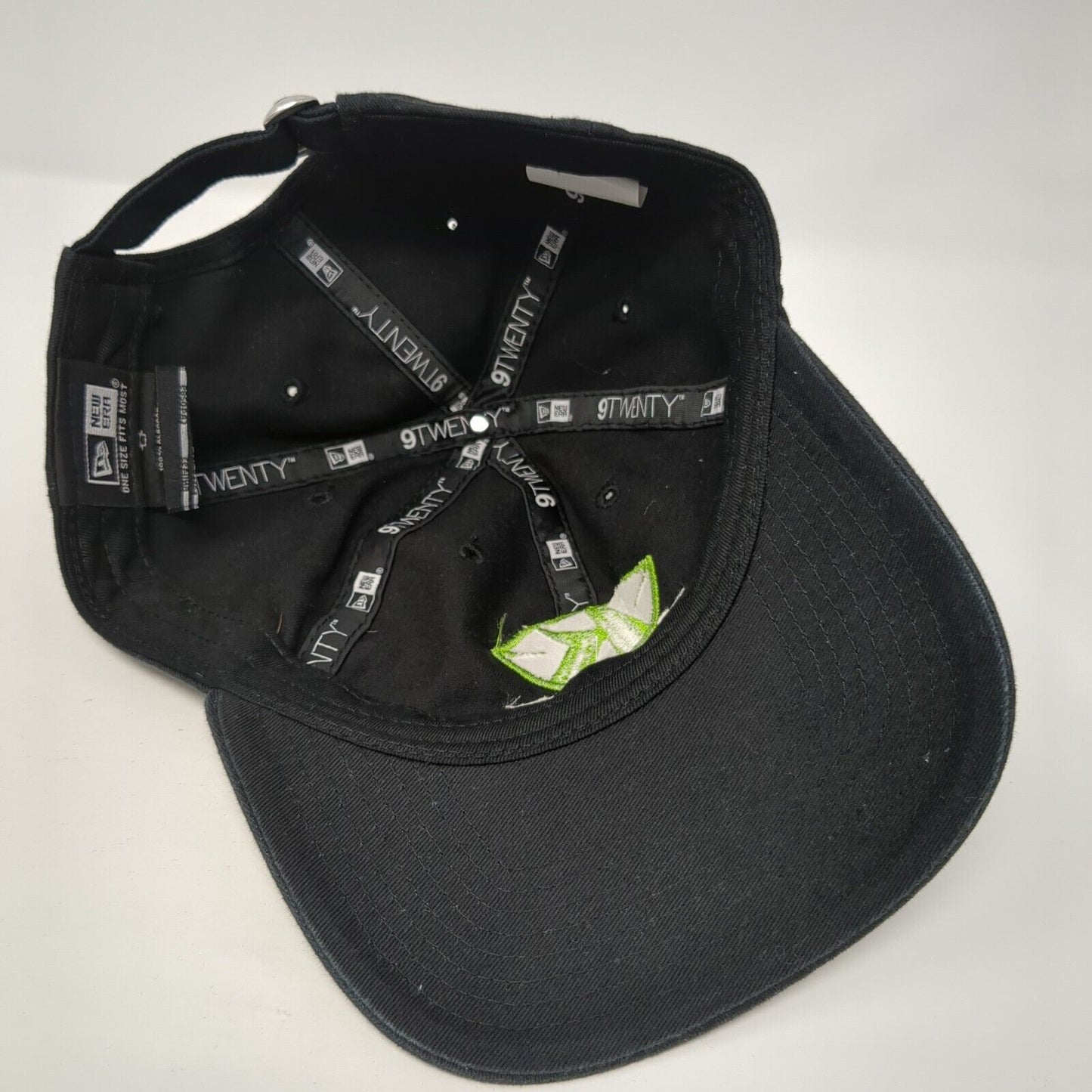 Tropix Slideback Hat Black One Size Adjustable Solid New Era 9Twenty