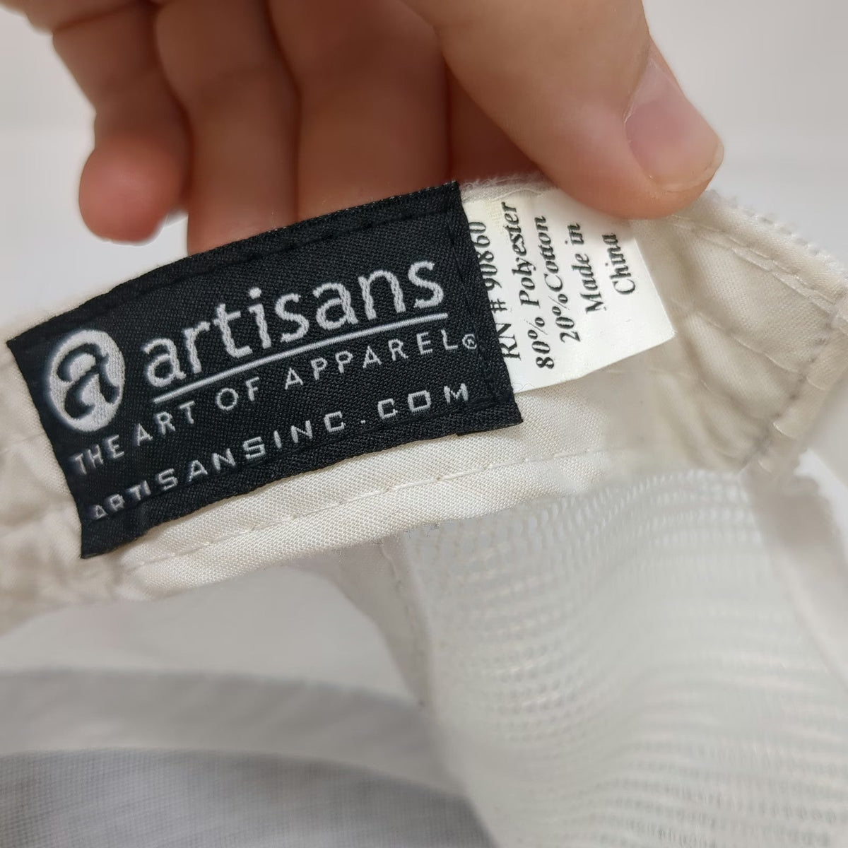 Artisans Trucker Hat Blue White One Size Ryman Auditorium Nashville Mesh Patch