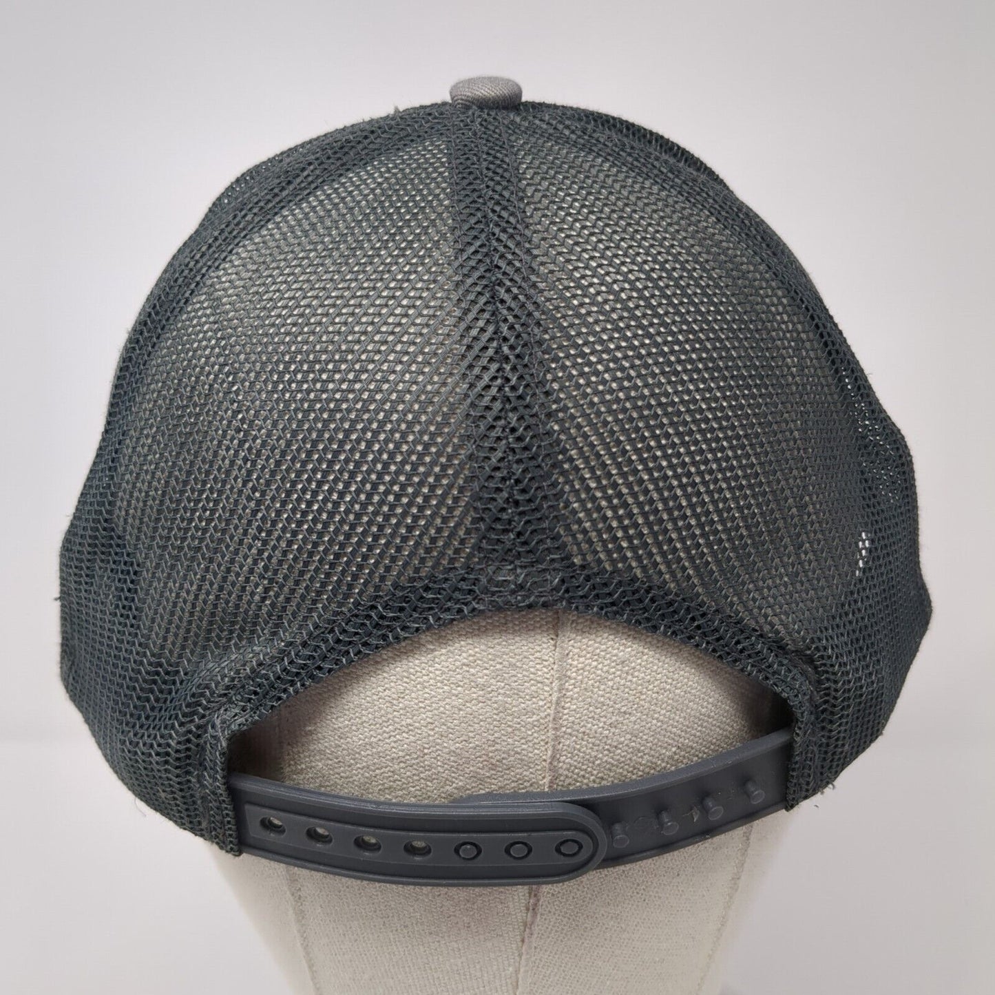 Idaho Mountain Touring Patch Snapback Trucker Hat Gray One Size Outdoor