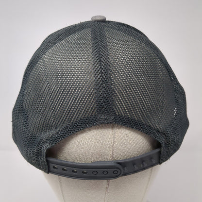 Idaho Mountain Touring Patch Snapback Trucker Hat Gray One Size Outdoor