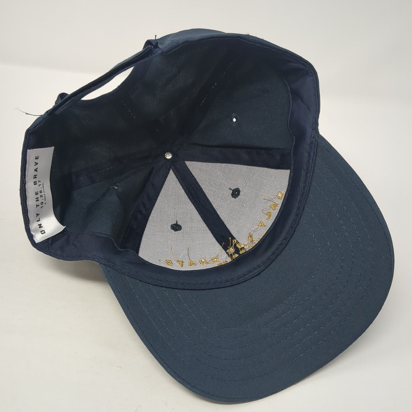 Only The Brave 10.20.17 Strapback Hat Blue One Size Adjustable Apollo