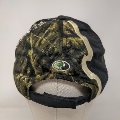 Mossy Oak Strapback Hat Multicolor One Size Embroidered Camouflage 6 Panel
