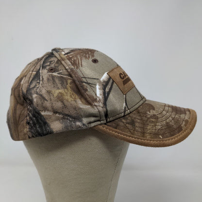 Dri Duck Men's Strapback Hat Brown Camo Case International Harvester Logo