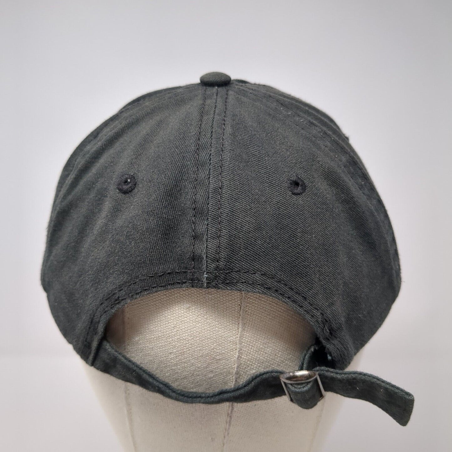 Hockey Mom Slideback Baseball Cap Black One Size Adjustable Embroidered 6 Panel